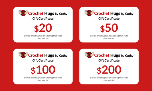 Crochet Hugs by Cathy Gift Certificate