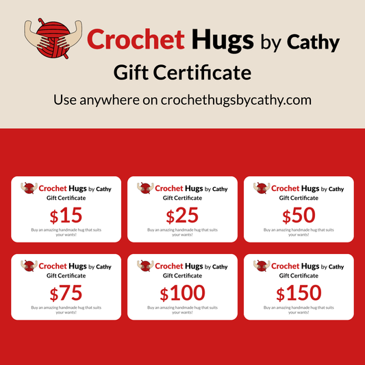 Crochet Hugs by Cathy Gift Certificate