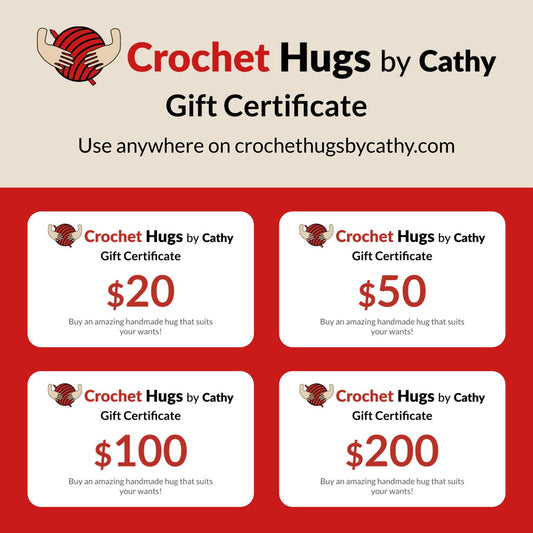 Crochet Hugs by Cathy Gift Certificate