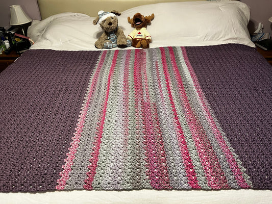 Purple and Pink Wonders Blanket