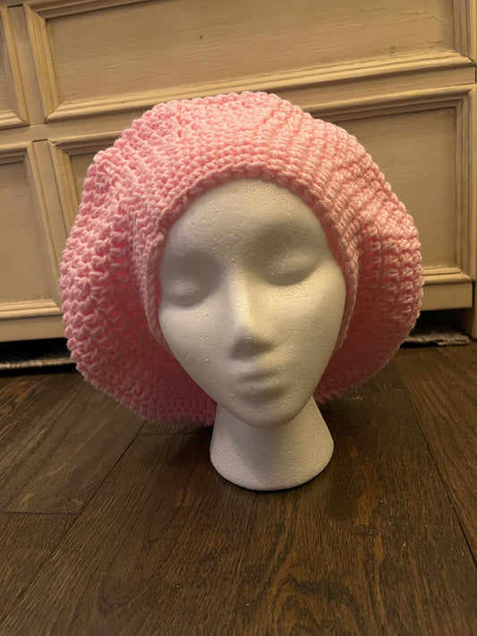 Pink Beret Hat